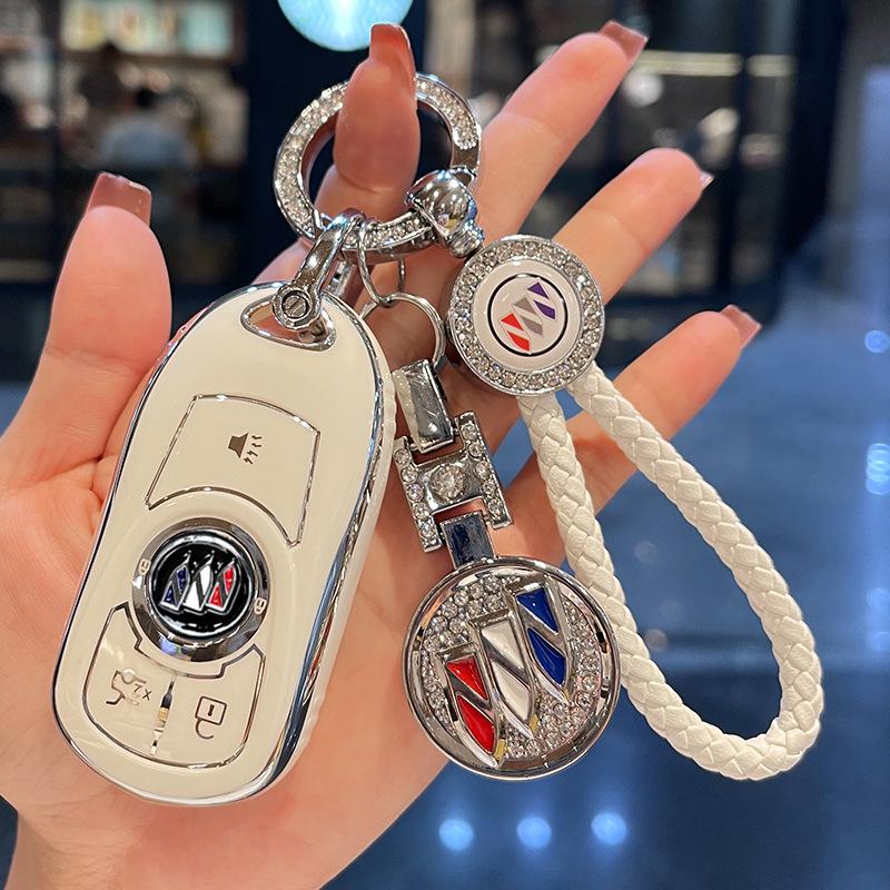 Женский чехол для ключа автомобиля для Buick: Excelle, Regal, Verano, LaCrosse, Envision S