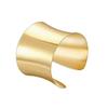 Simple Open Cuff Bangles For Women Jewelry Hollow Metal  Adjustable Wide Bracelets Party Jewelry Luxury Pride