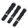 Bracelet Men Black Silicone Rubber Waterproof Watch Band Strap Belt