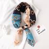 New Spring Square Neck Scarf Women Bandana Hair Band Design Print Dot Female Foulard Headband Shawl Wrap Neckerchief
