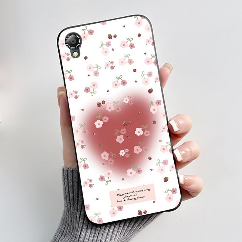 For Asus Zenfone Live (L1) ZA550KL Case Soft Silicone Black Shell Cover Funda Cute Flower Cartoon Printing Phone Casing Capa