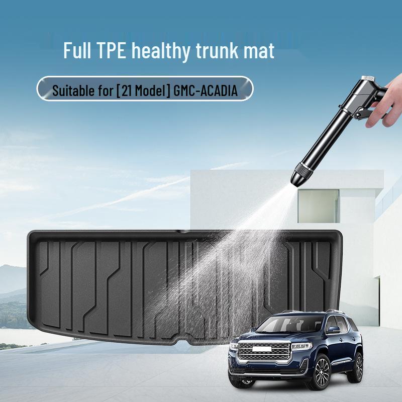 Всепогодный, грязезащитный коврик в багажник для GMC Acadia 2021, Полный коврик на заднюю дверь из ТПЭ