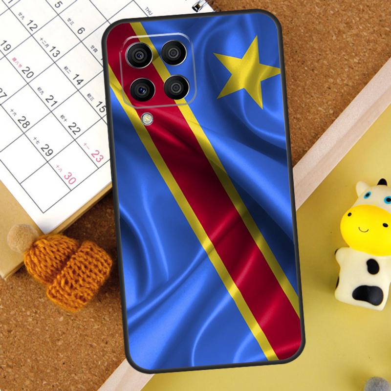 Флаг Демократической Республики Конго Чехол для Samsung Galaxy M31 M51 M21 M12 M32 M52 M20 M13 M23 M33 M53 M14 M34 M54 M30s