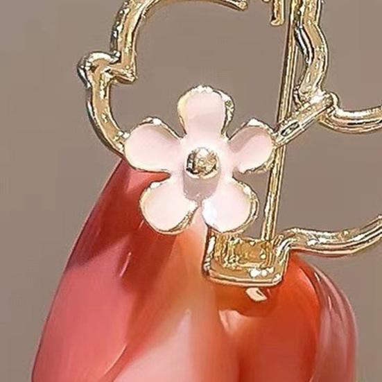 Креативная милая полая брошь в форме собаки, цветочный декор, блестящие стразы, инкрустированная булавка, костюм, платье с лацканами, значок, пальто, аксессуары