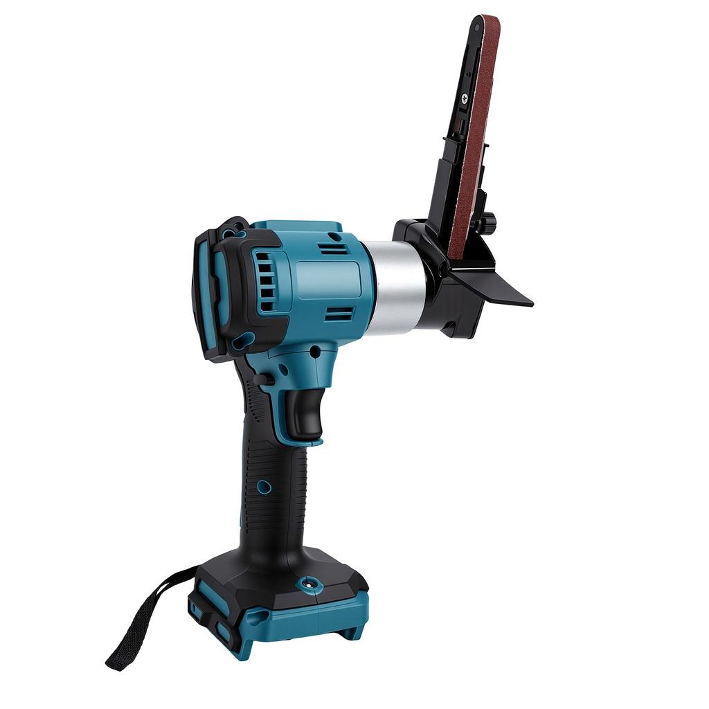 Беспроводная ленточная шлифмашина Подходит для аккумулятора Makita BL1815 BL1820 Дерево Металл Шлифовка 170 градусов Вращающийся рычаг Бесщеточная Ленточная