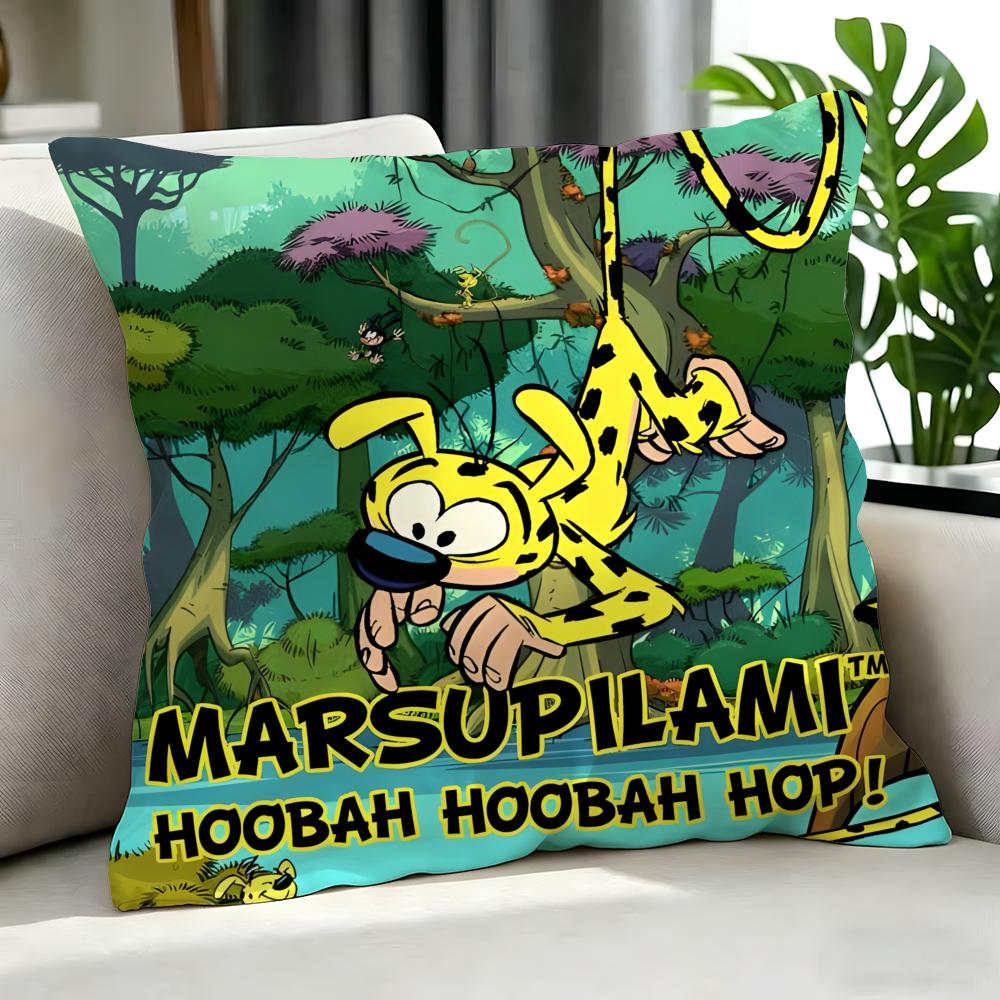 Cartoon Marsupilami Cushion Cover Cushion Cover Set 4Pcs 50X50 45X45 40X40 Pillowcase Decorative Sofa Home Decor