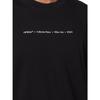 Off-White Тонкая футболка Tornado Arrow, черные/разноцветные мужские топы OMAA027F21JER0101084