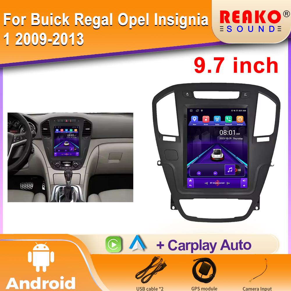 For Buick Regal Opel Insignia 1 2009-2013 Car Radio GPS Navigation Android Auto Multimedia Player Video Output 4G BT No 2din DVD