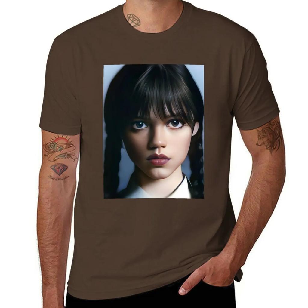 New Merlina Paint Tshirt Blank T Shirts Aesthetic Clothing Sports Fan Tshirts Tshirt For A Boy Big And Tall T Shirts For Unisex