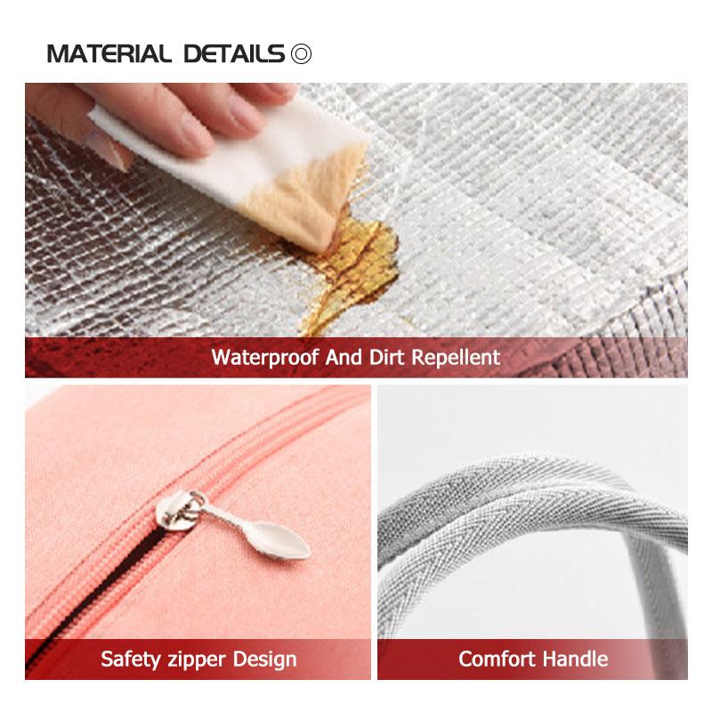 For Volkswagen VW Lunch Box Insulation Bag Picnic Case Food Organizer Bento Scirocco Jetta Beetle Golf 4 5 6 Passat Polo B5