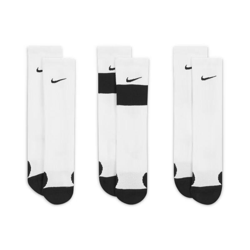 Nike Детские баскетбольные носки CW6063 быстросохнущие, до середины икры (3 пары)