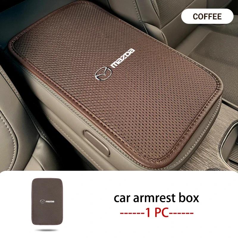 2025 Hot Car Armrest Box Protector Pad Central Console Cushion Cover For Mazda Atenza Demio CX3 CX5 CX7 CX30 MX3 MX5 Speed MPE M