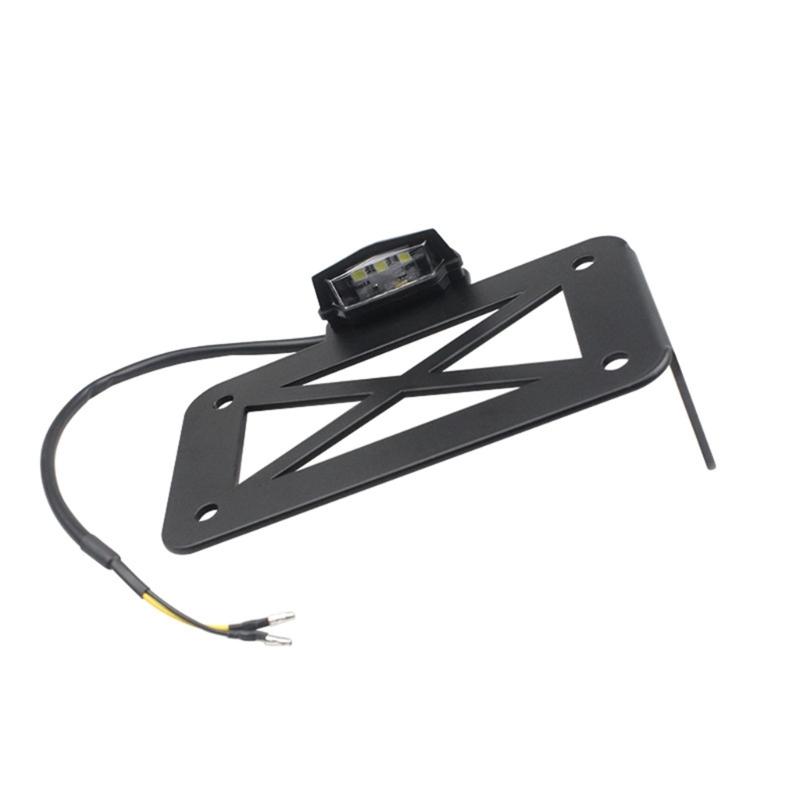 Винтажный мотоцикл велосипед боковое крепление для регистрации держатель номерного знака, металлическая рама простая установка