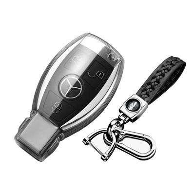 BH-store Чехол для смарт-ключа автомобиля, Замена чехла для ключа Mercedes-Benz, Держатель для ключей, ТПУ, Сверхлегкий,