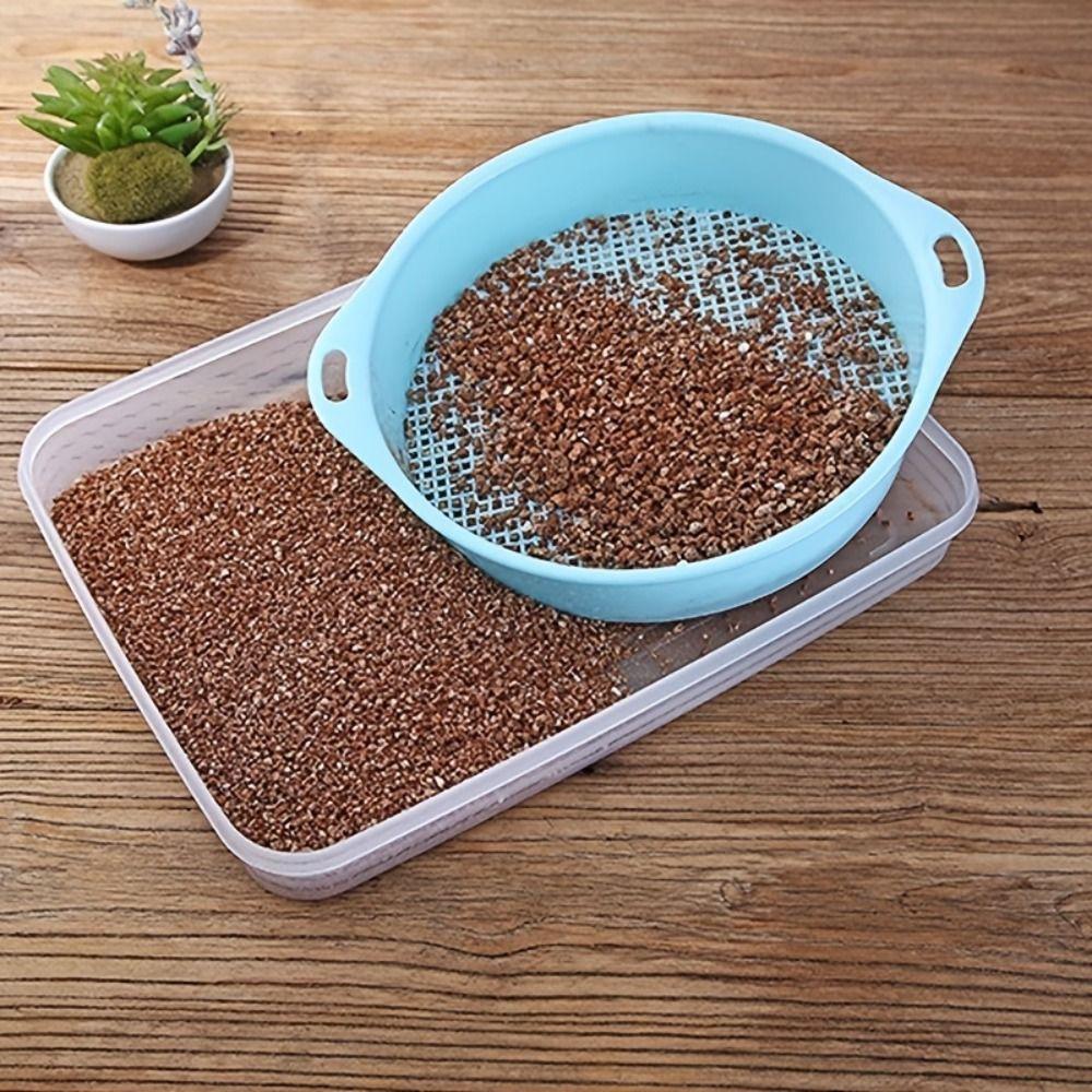 Круглая садовая сетчатая сковорода, многоцелевое сито, фильтр для компоста, инструмент для смешивания, фильтр-сетка для песка, для дома