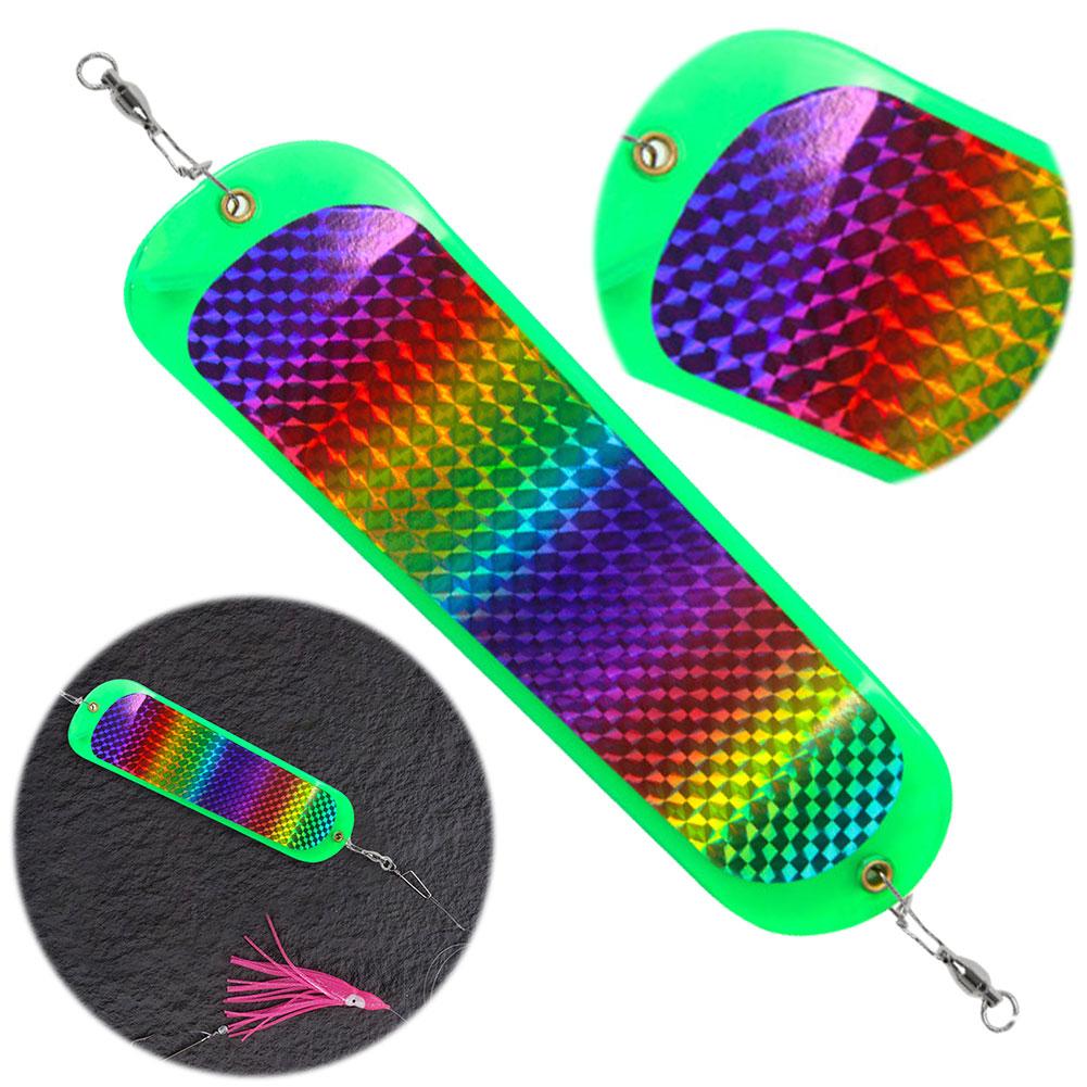 Salmon Fishing Flasher Bait Lure Flasher for Trolling Salmon Fishing Accessories