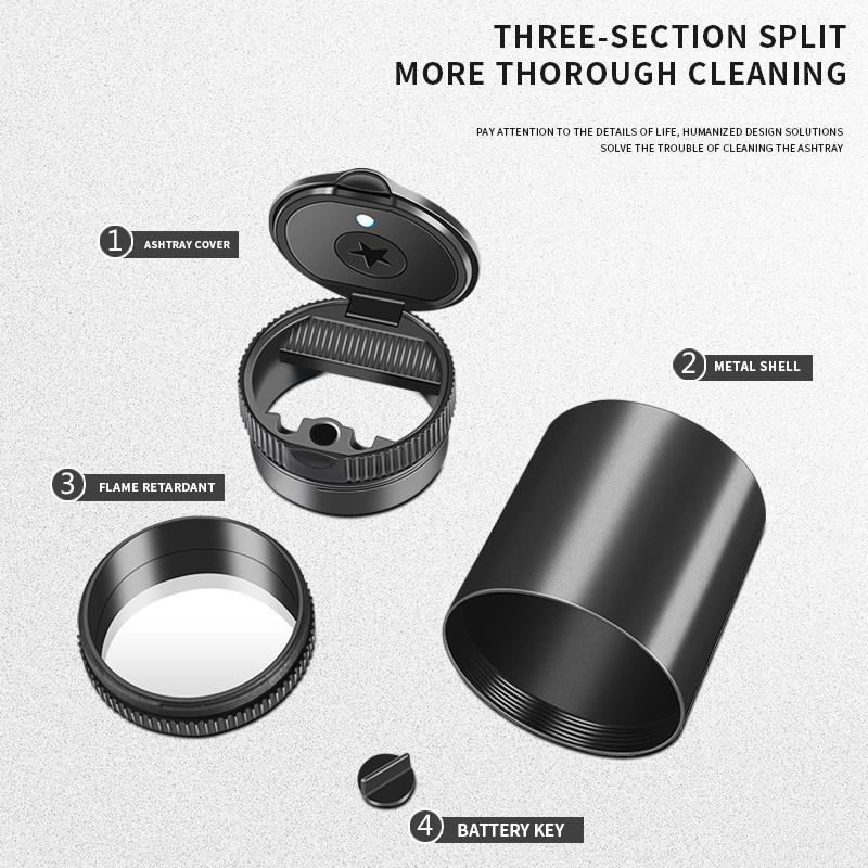 Portable Car Metal Ashtray Car Ashtray Cup Holder Decor For Lexus F SPORT LBX NX RX 350h 450h ES UX 300e GS GX IS LS LX CT LC