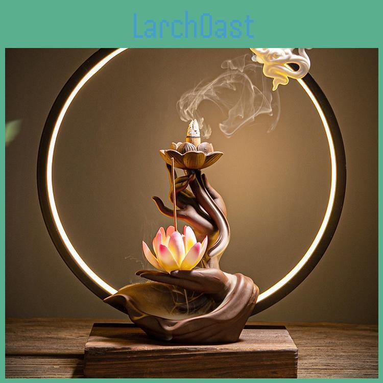 Backflow Ceramic Incense Zen Burner Bergamot Creative Home Incense Incense Burner Incense Insert Backflow Incense Purple Sand Ornaments
