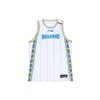 Round Neck Sleeveless Basketball Vest Men Tops Standard-White AAYQ391-1
