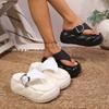 Fashion Summer Woman Flip Flops Platform Design Thick-soled Slippers Shoes Women Trend Casual Non-slip Outdoor Slippers Flat Slippers