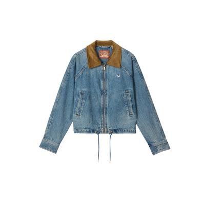 Levis Год Лошади Ограниченная Серия Свободный Винтажный Стиль Удобная Куртка Женские куртки 006R5-0001