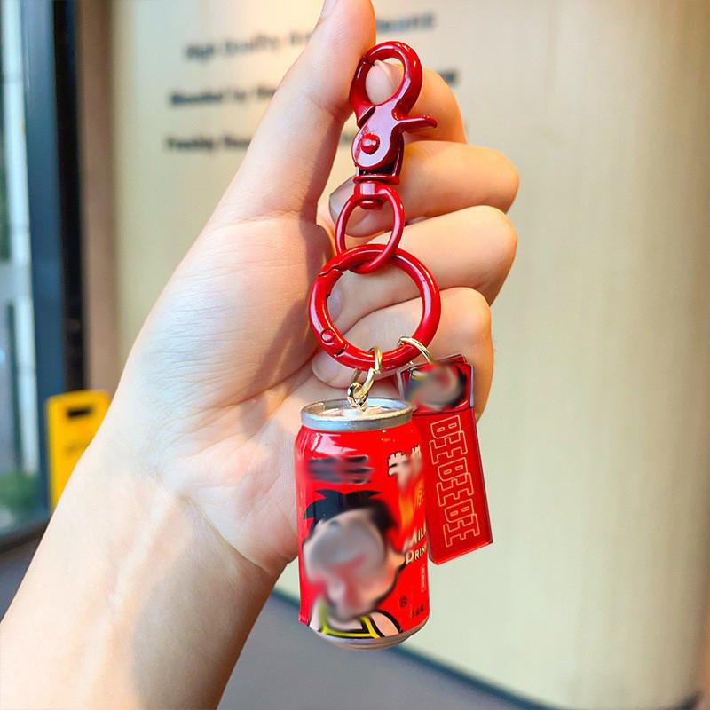 Реалистичный брелок в виде мини-банки газировки из смолы, стильный аксессуар для вечеринок и подарков