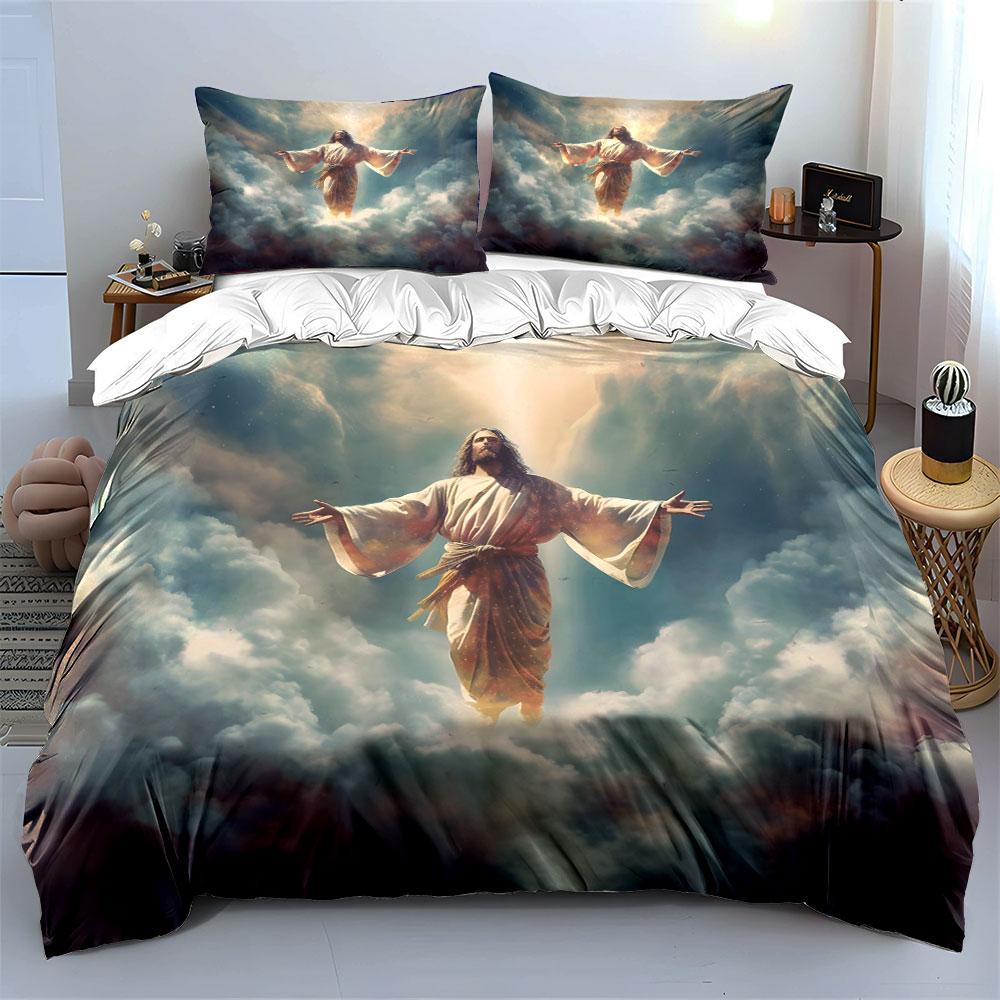 Heavenly embrace of light Bedding sets Duvet covers Pillowcases(1* Duvet Cover 2* Pillowcases without duvet insert)