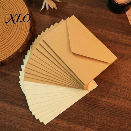 Business Greeting Card Envelopes 10Pcs Small Blank Envelopes, Multi?Color Mini for Gift Cards, Invitations, DIY Handmade Stationery Holiday