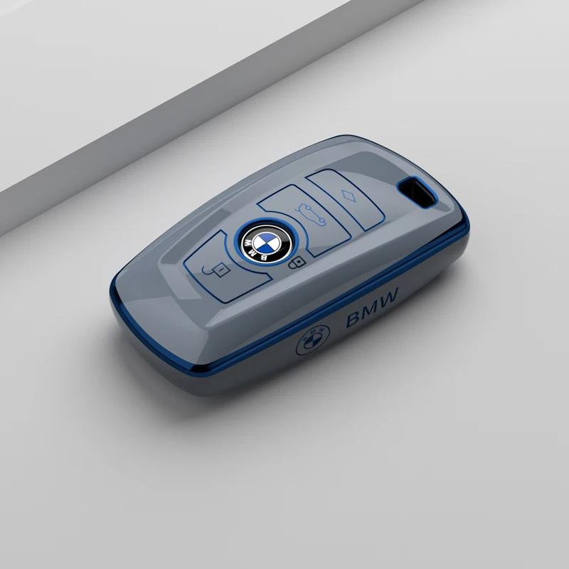 4 Buttons for BMW F30 F20 F10 F18 F22 F01 X3 X4 F06 F02 M3 M5 Car Key Cover Case Shell Auto Styling Accessories BM5