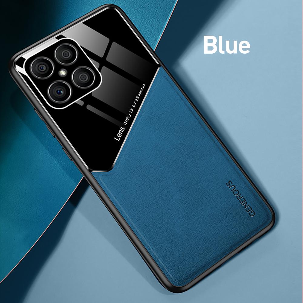 Чехол для Honor X8 с кожаной текстурой, автомобильный магнитный чехол для телефона Honer Honor Xonor X8 X 8 HonorX8 2022, 6,7 дюйма; Противоударный чехол на заднюю крышку