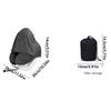 Removable Travel Neck Pillow Adjustable with Storage Bag Hooded Pillow Soft Support Washable Cover U-shaped Pillow with Cap