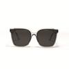 Очки B343 Rivet Square Large Frame Trendy Temple Metal Sunglasses Women's Sunglasses Trendy Men