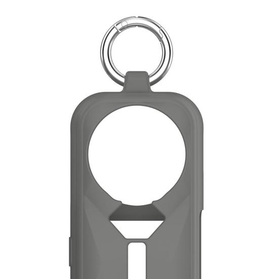 Силиконовый защитный чехол для Insta360 X5 Портативный противоударный протектор для экшн-камеры Чехол-накладка Рамка с металлическим кольцом Аксессуары для спортивной камеры