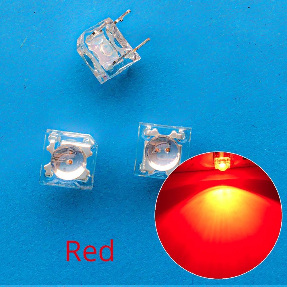 100 шт. 5 мм красный зеленый синий белый желтый купол супер флюс вода прозрачный диод пиранья 1 9 3 4 В светодиодные автомобильные лампы светодиоды светодиодные лампы