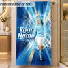 Beach TowelErling Haaland Custom Name Text Personalized Soft Towel for Beach Pool Indoor Home Decor Gift