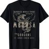 Medusa Goddess World Tour Graphic TShirt 100 High Stretch Knit Fabric Regular Fit Unisex Tee With Round Neck Short Sleeves