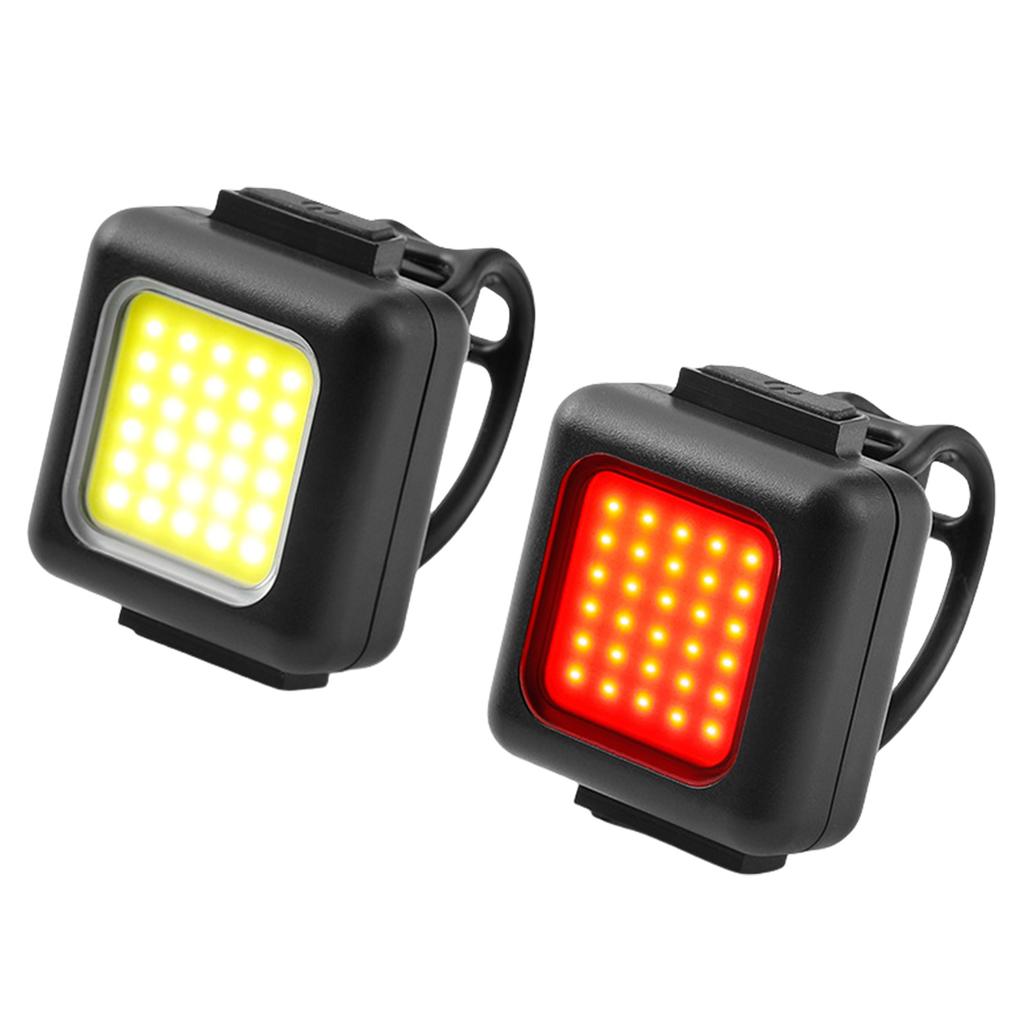 Перезаряжаемые велосипедные передние и задние фонари, мини-фонари для велосипедов, водонепроницаемые велосипедные фары, задние фонари для велосипедов