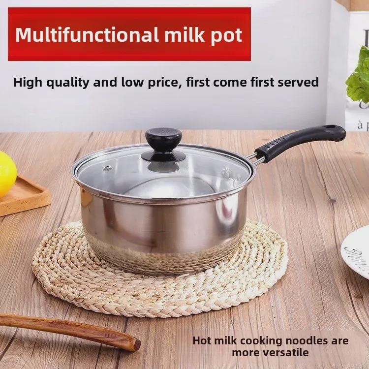 Корейская многофункциональная кастрюля из нержавеющей стали для супа и варки на пару с одной/двумя ручками