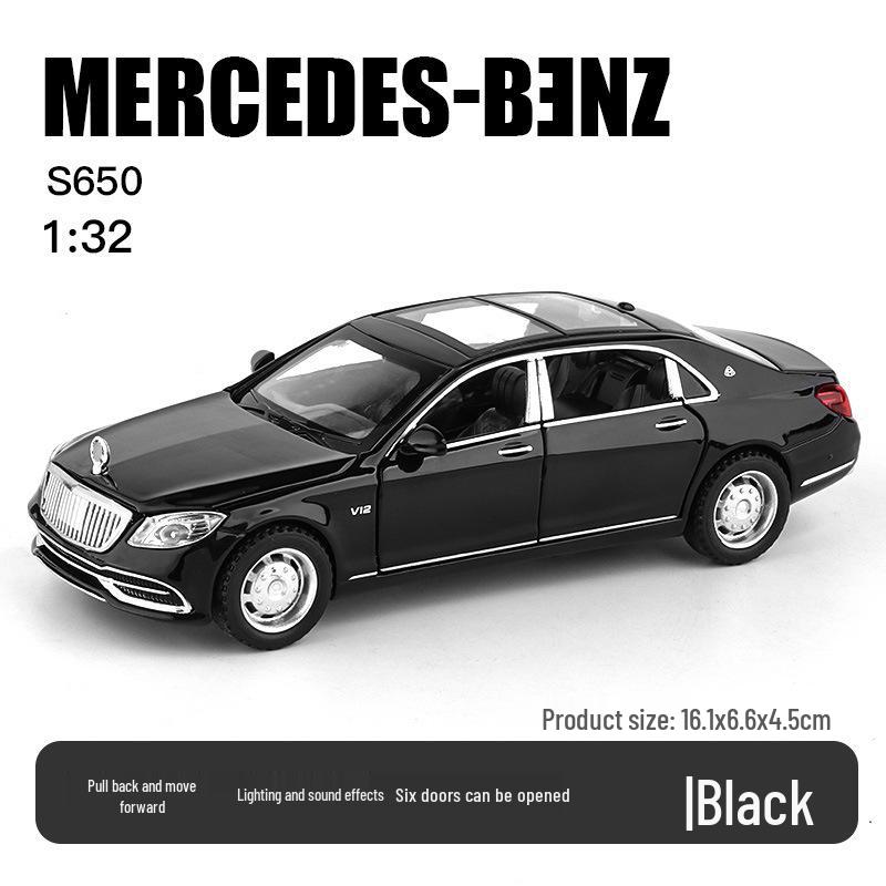 1:32 Diecast Phantom Car Model with Lights & Sound Effects, Toy for Boys