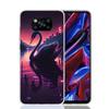 Black Swan Noble Phone Case For Xiaomi Poco X7 X6 X5 Pro F7 Ultra Redmi 15C 15 13 13C 12 12C 10 10A 10C 9 9A 9C 9T Cover Poco X7