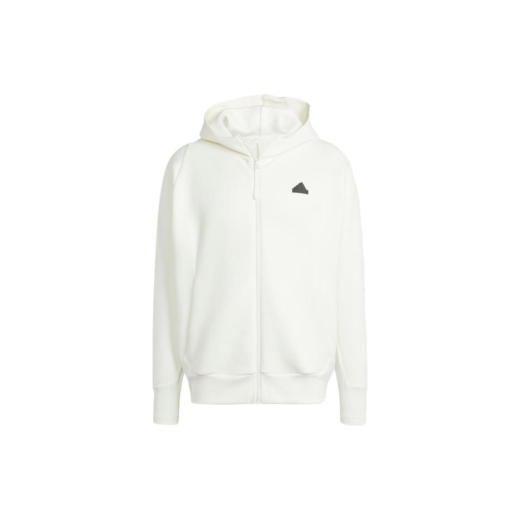 adidas Мужской Z.N.E. Премиальная худи на молнии Off-White IR5208