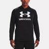 Under Armour Tech Graphic Logo Loose Fit Long Sleeve Hoodie Men Hoodie Black 1363663-001