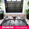 Legendary Pokemon Yveltal Dark Epic Scene Print Soft Non-Slip Absorbent Indoor Entryway Bathroom Floor Doormat Rug