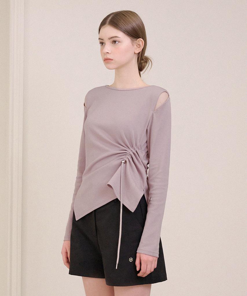 MICANE Lulve Cut-Out String Tee