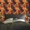 Ink Orange, Rust and Burgundy Wallpaper for Living Room and Bedroom 50x1000