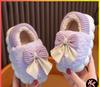Pantuflas бархатная детская хлопковая обувь зимние новые теплые зимние сапоги для девочек мультяшные хлопковые тапочки для мальчиков нескользящая домашняя обувь детская обувь