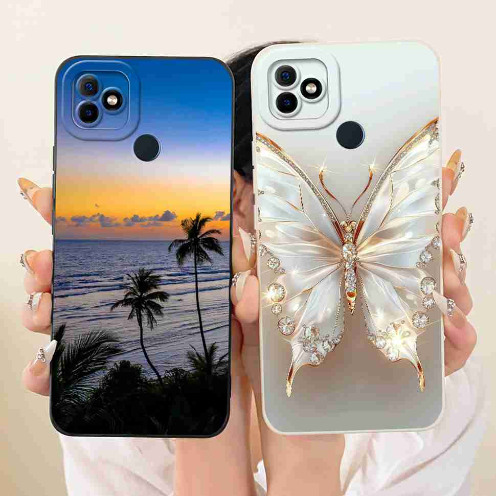 Cover For ITEL P36 2020 Case Cute Cat Butterfly Soft Silicone Phone Protective Shell For ITEL P 36 P36 Cases ITELP36 Coque