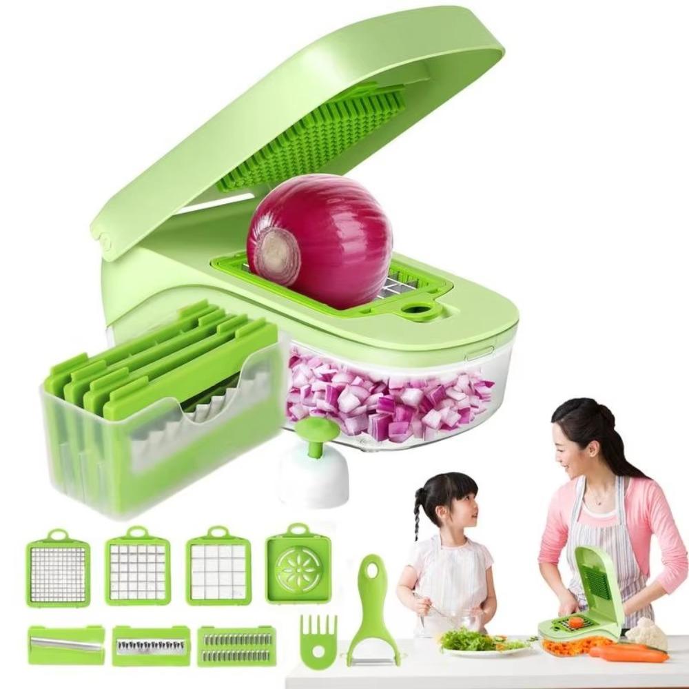 Replaceable 9 Blades Food Chopper Multifunctional Cheese Shredder Vegetable Slicer  Home Essentials