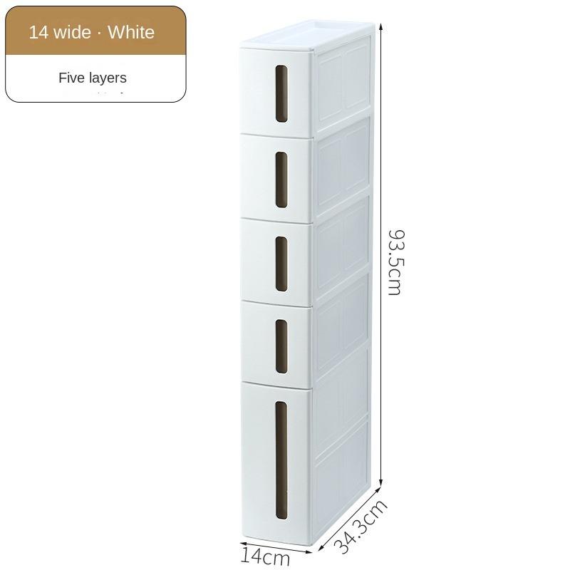 Ультра узкий шкаф с прорезями, кухонный ящик с прорезями, шкаф для хранения, пластиковая полка для ванной комнаты