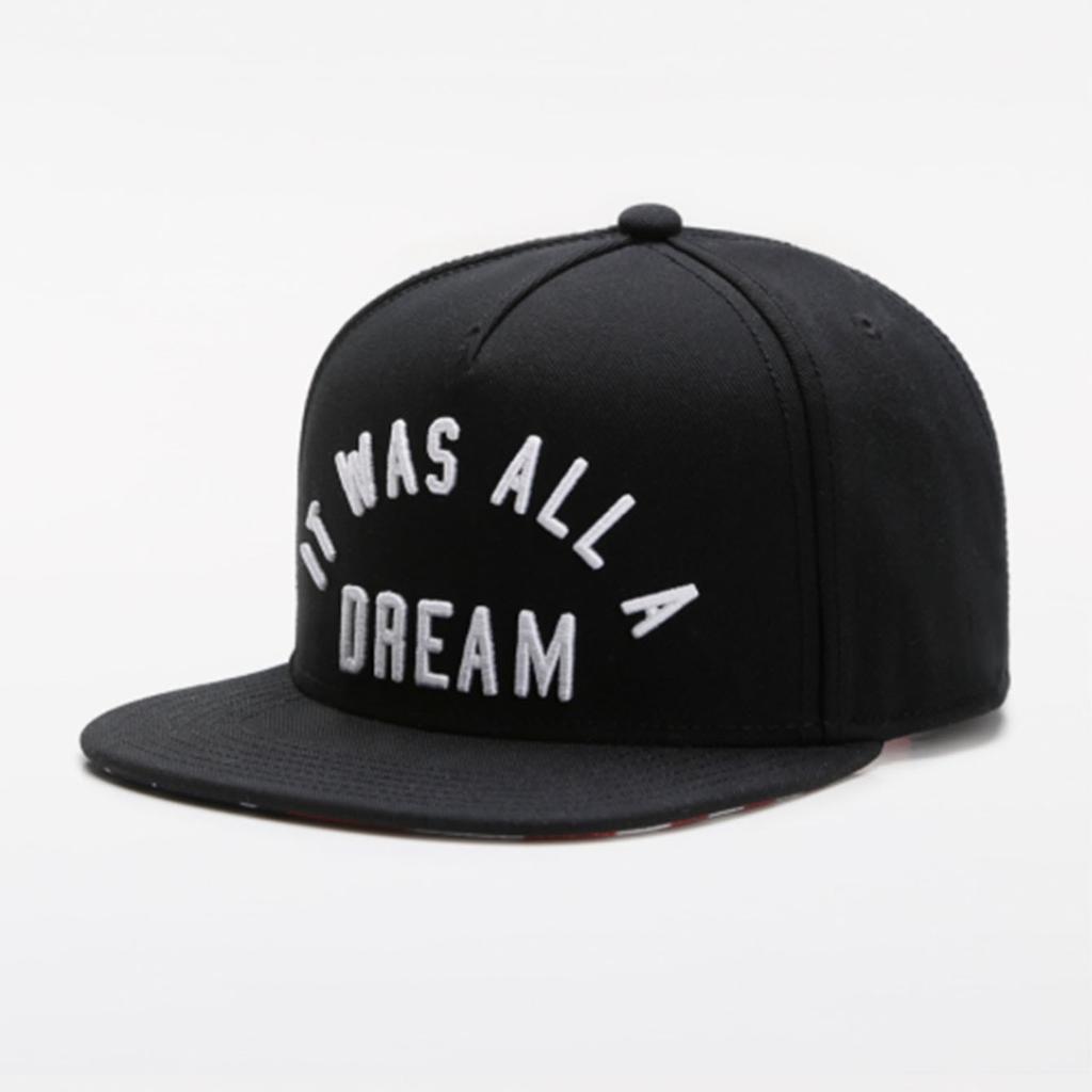 A Dream Adult Men'S And Women'S Leisure Sports Cycling Baseball Hat Letter Embroidery Hip Hop Flat Edge Hat Batch